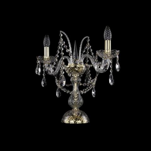 Bohemia Ivele Crystal Настольный светильник Bohemia 1411L/2/141-39 G