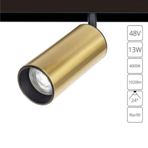 Магнитный трековый светильник Arte Lamp Linea 4000К A4661PL-1AB