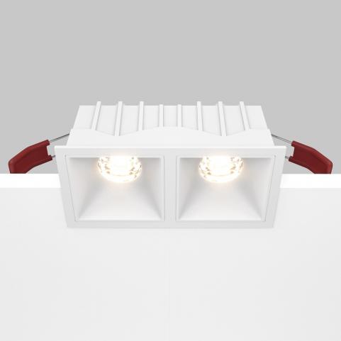 Точечный светильник Maytoni Technical Alfa LED DL043-02-10W3K-SQ-W