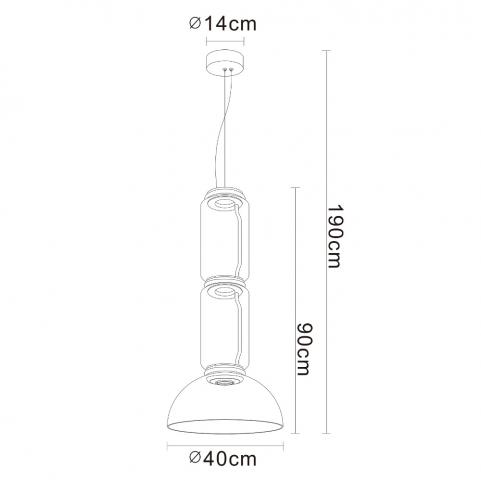 Подвесной светильник Divinare Trumpet 1242/06 SP-24