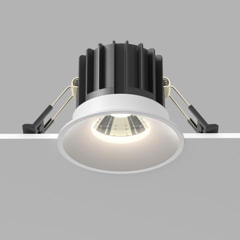 Точечный светильник Maytoni Technical Downlight 4000K Round DL058-12W4K-W