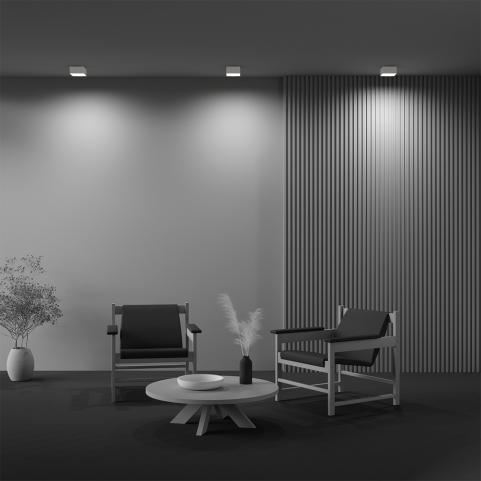 Потолочный светильник Maytoni Technical Ceiling 3000K Zon C032CL-12W3K-SQ-W