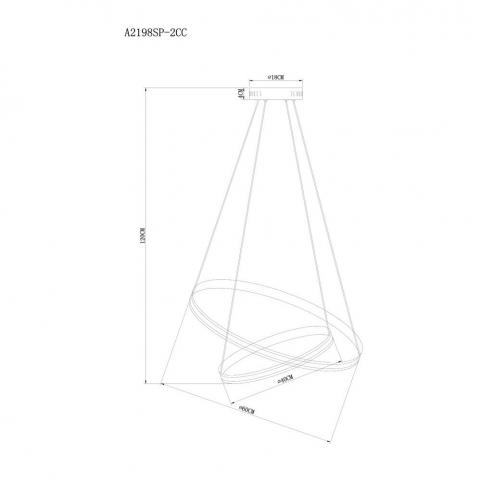 Светильник подвесной Arte Lamp Meridiana A2198SP-2CC