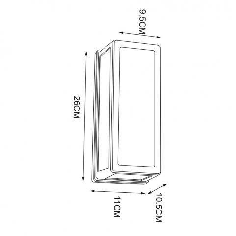 Настенный уличный светильник Arte Lamp Alphard A8526AL-1BK