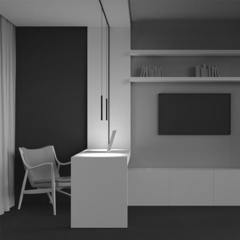 Трековый подвесной светильник Maytoni Technical Levity 4000К Skim TR191-1-3W4K-M-B