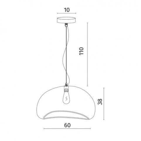 Светильник подвесной Divinare Scandy 2245/06 SP-1