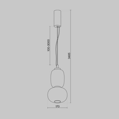 Подвесной светильник Maytoni Pattern  MOD267PL-L18G3K