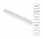 Магнитный трековый светильник Arte Lamp Rapid 3000К A1169PL-1WH