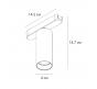 Магнитный трековый светильник Arte Lamp Rapid 4000К A6156PL-1WH