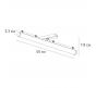 Магнитный трековый светильник Arte Lamp Rapid 4000К A6165PL-1BK