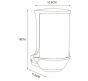 Настенный уличный светильник Arte Lamp Minchir  A8306AL-1BK