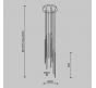Подвесной светильник Maytoni Light stick MOD236PL-L54B3K