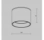 Точечный светильник Maytoni Technical Ceiling Glam C096L-GX53-WBS