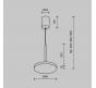 Подвесной светильник Maytoni Technical Plato P076PL-L12W4K-W
